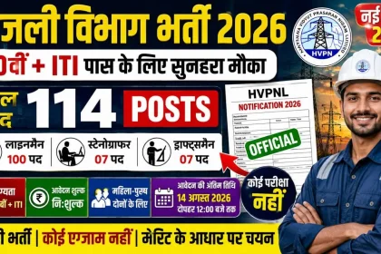 bijli-vibhag-recruitment-2026