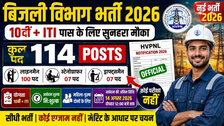 bijli-vibhag-recruitment-2026