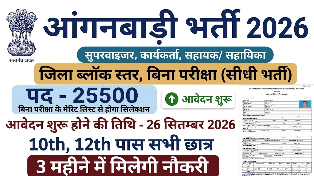 anganwadi-recruitment-2026-worker-helper-supervisor
